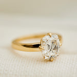 3ct Elongated Cushion Lab Grown Diamond Engagement Ring