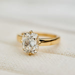 3ct Elongated Cushion Lab Grown Diamond Engagement Ring