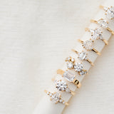 Lab-grown diamond yellow gold engagement rings