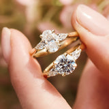 Lab-grown engagement rings