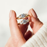 Round Brilliant Cut Lab Grown Diamond Engagement Ring