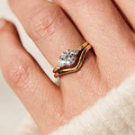 Alba Setting Lab Grown Engagement Ring