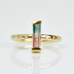 Coloured gemstone engagement rings