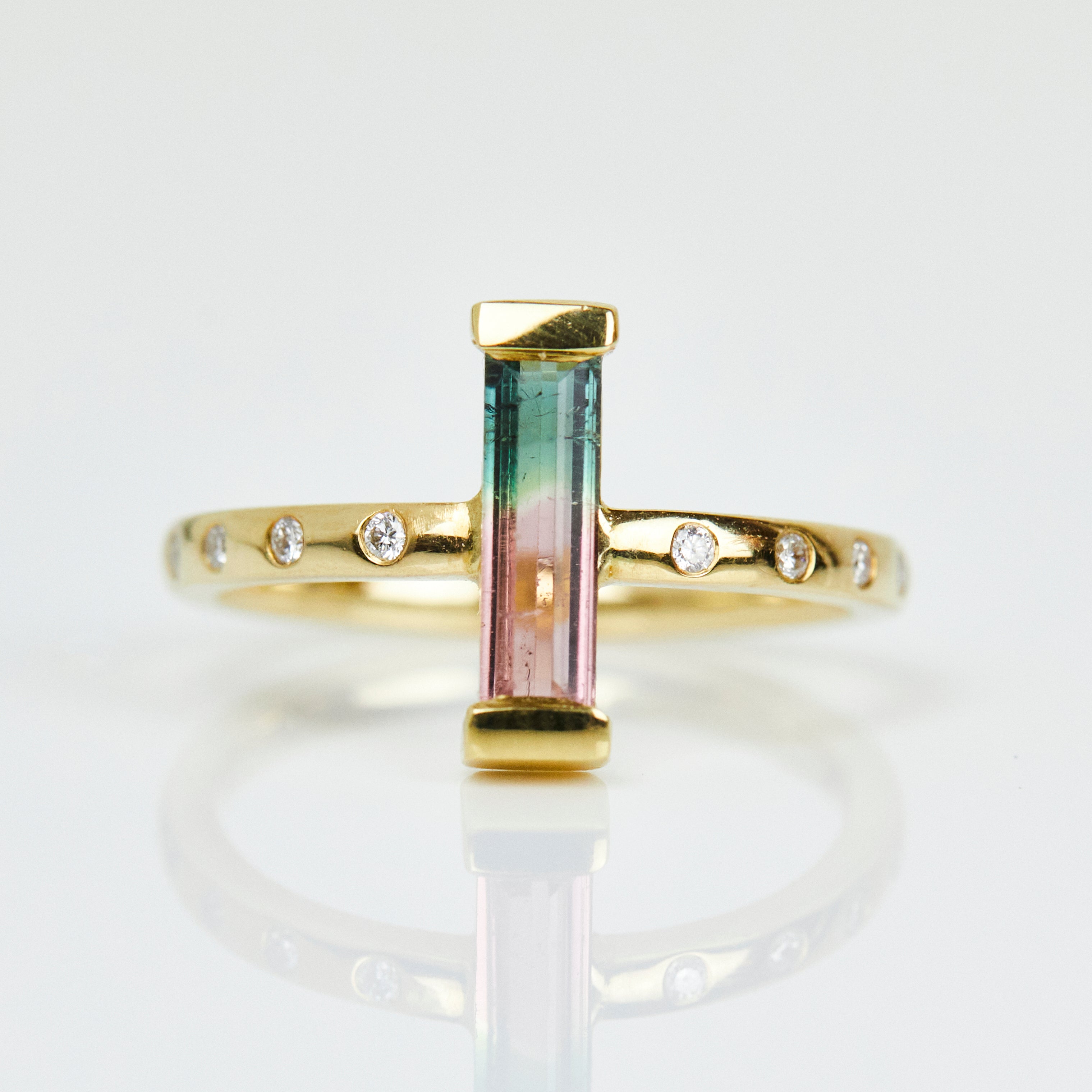 Coloured gemstone engagement rings