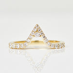 18ct yellow gold diamond wedding ring women