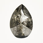  Dark Salt and Pepper Pear Diamond