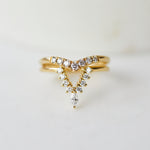 18ct yellow gold diamond wedding ring women