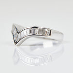 18ct white gold diamond wedding ring women
