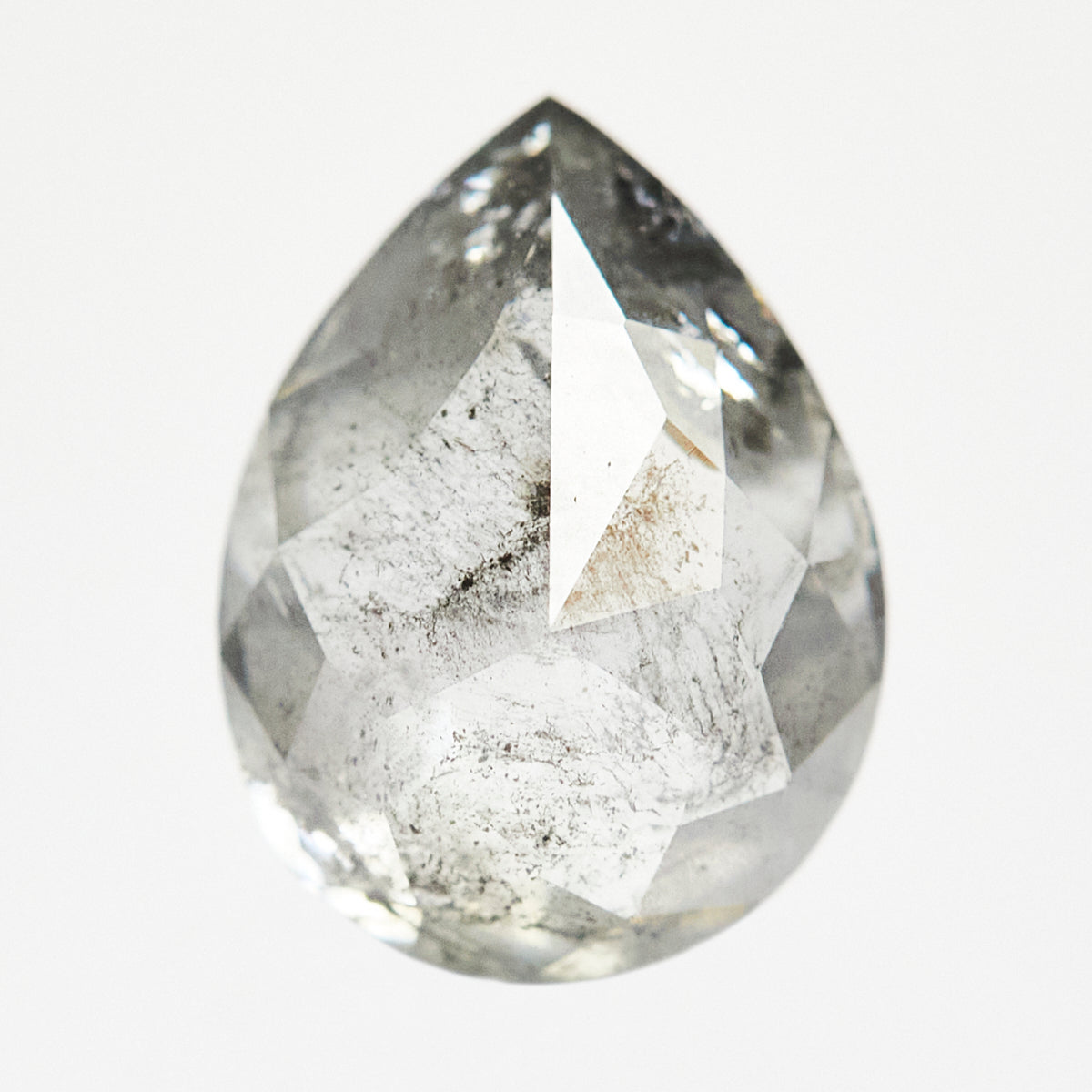Salt and Pepper Pear Diamond