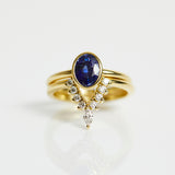 18ct yellow gold diamond wedding ring women