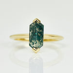 Coloured gemstone engagement rings