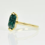 Coloured gemstone engagement rings