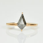 Kite Salt and Pepper Diamond Ring