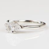 Oval Lab-Grown Engagement Ring Trilogy