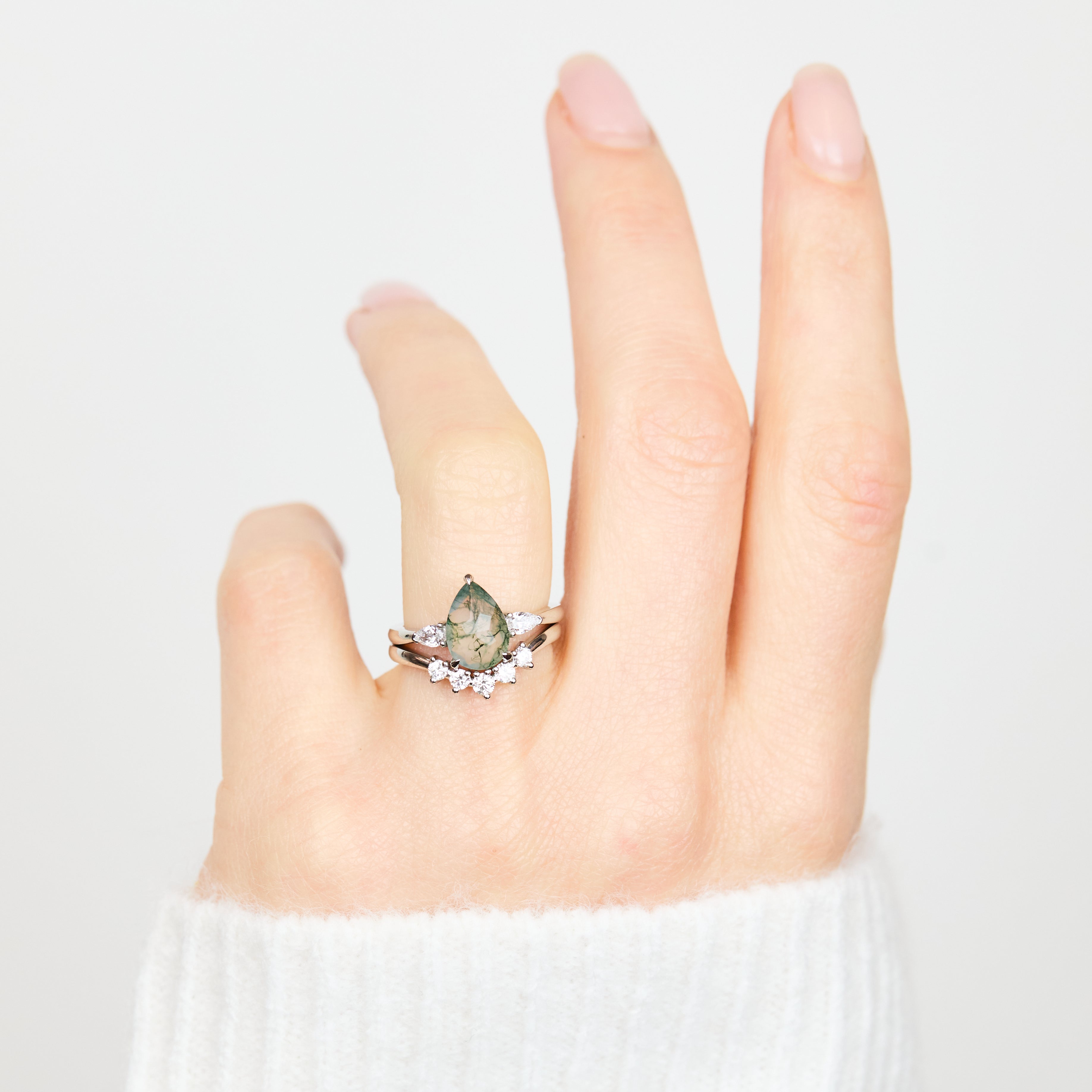 Platinum diamond wedding ring women