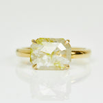Coloured gemstone engagement rings