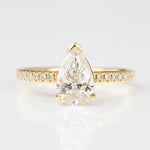 Pear Lab-Grown Diamond Engagement Ring