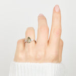 Coloured gemstone engagement rings