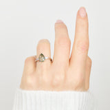 Coloured gemstone engagement rings