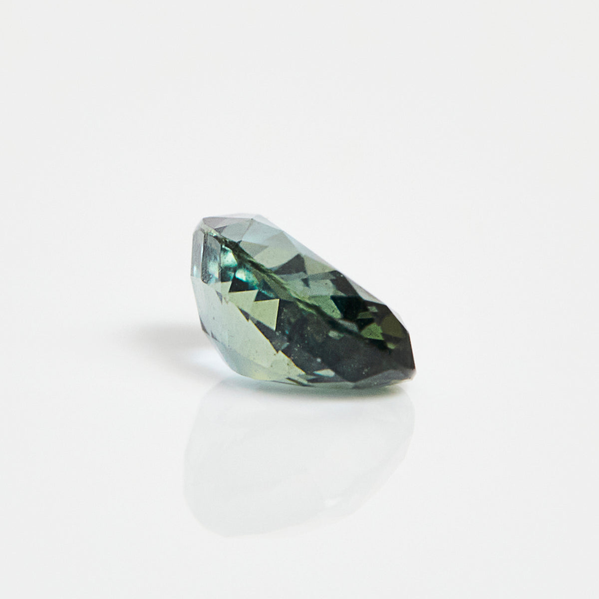 Teal Oval Natural Sapphire