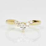 18ct yellow gold diamond wedding ring women