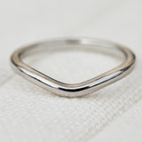 The Anaïs Wedding Ring in platinum