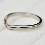 The Anaïs Wedding Ring in platinum