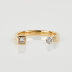 18ct yellow gold diamond wedding ring women