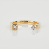 18ct yellow gold diamond wedding ring women