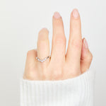 Platinum diamond wedding ring women