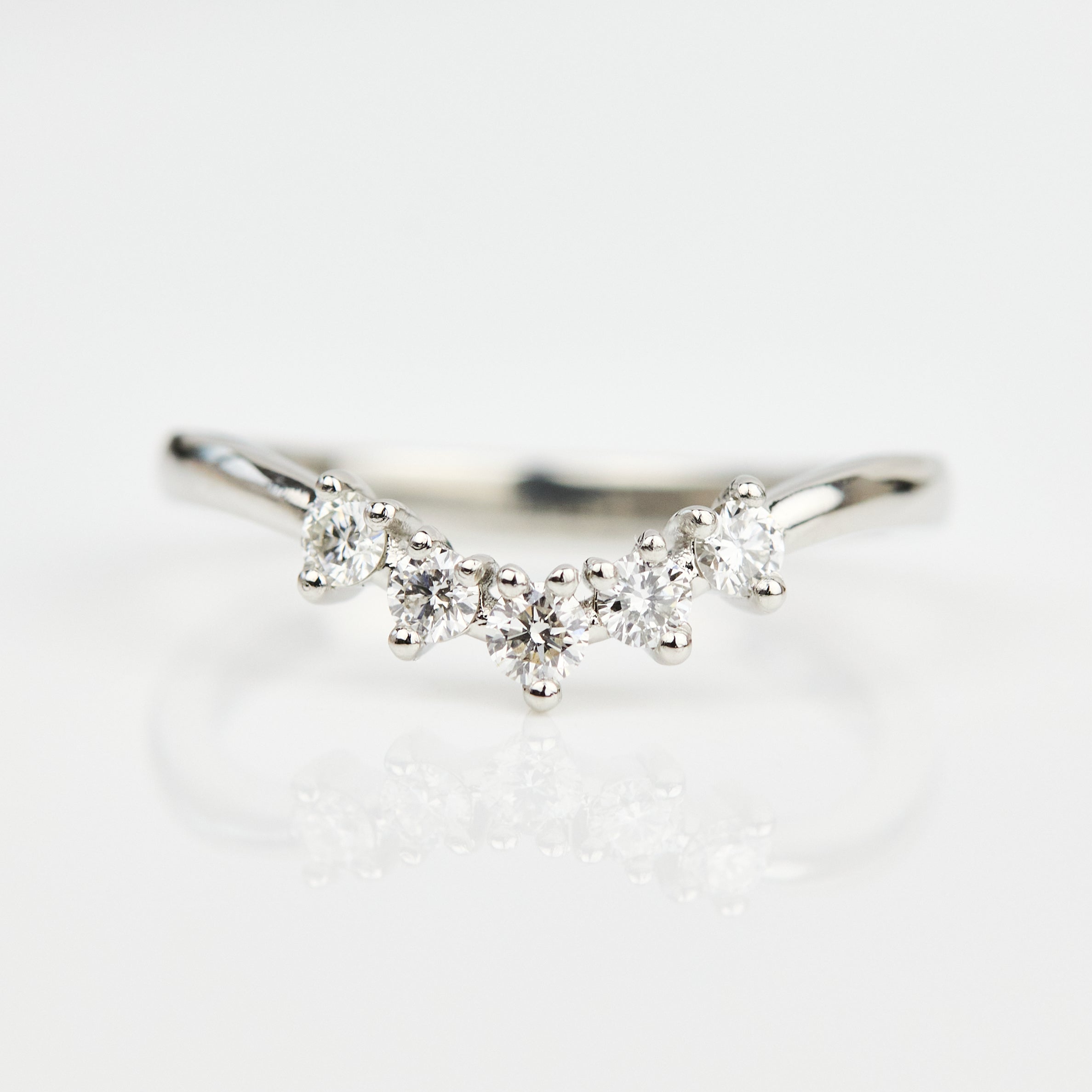 Platinum diamond wedding ring women