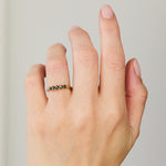 18ct yellow gold diamond wedding ring women