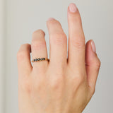 18ct yellow gold diamond wedding ring women
