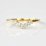 18ct yellow gold diamond wedding ring women