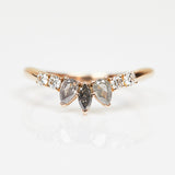 18ct rose gold diamond wedding ring women