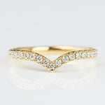 Yellow Gold Diamond Wedding Ring Women 