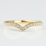 Yellow Gold Diamond Wedding Ring Women 