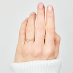 Yellow Gold Diamond Wedding Ring Women 