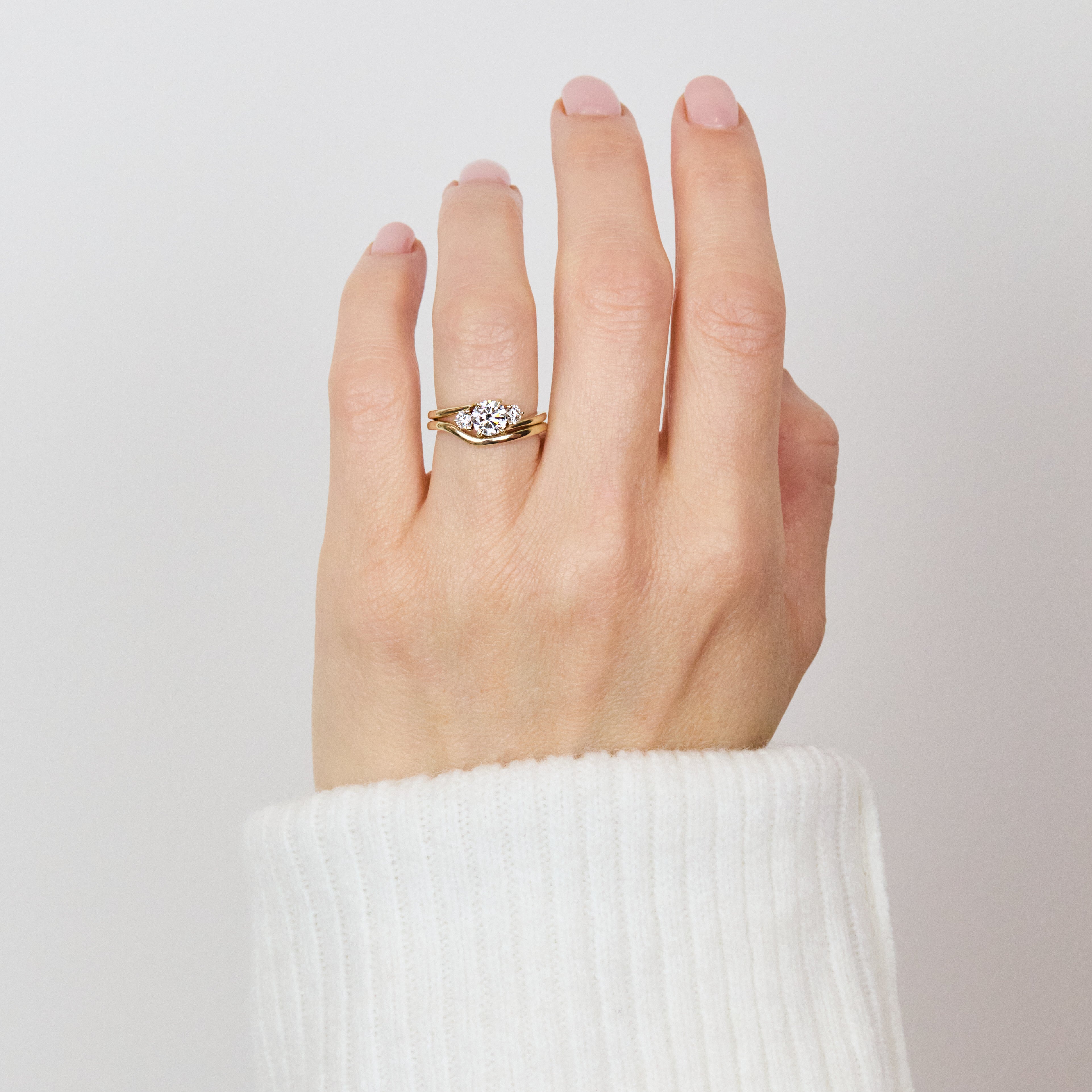 Bespoke Fitted Curved Wedding Ring