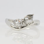 Salt and Pepper Diamond Engagement Ring