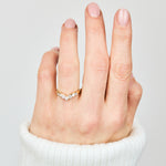 18ct yellow gold diamond wedding ring women