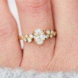 Oval Lab Grown Diamond Engagement Ring
