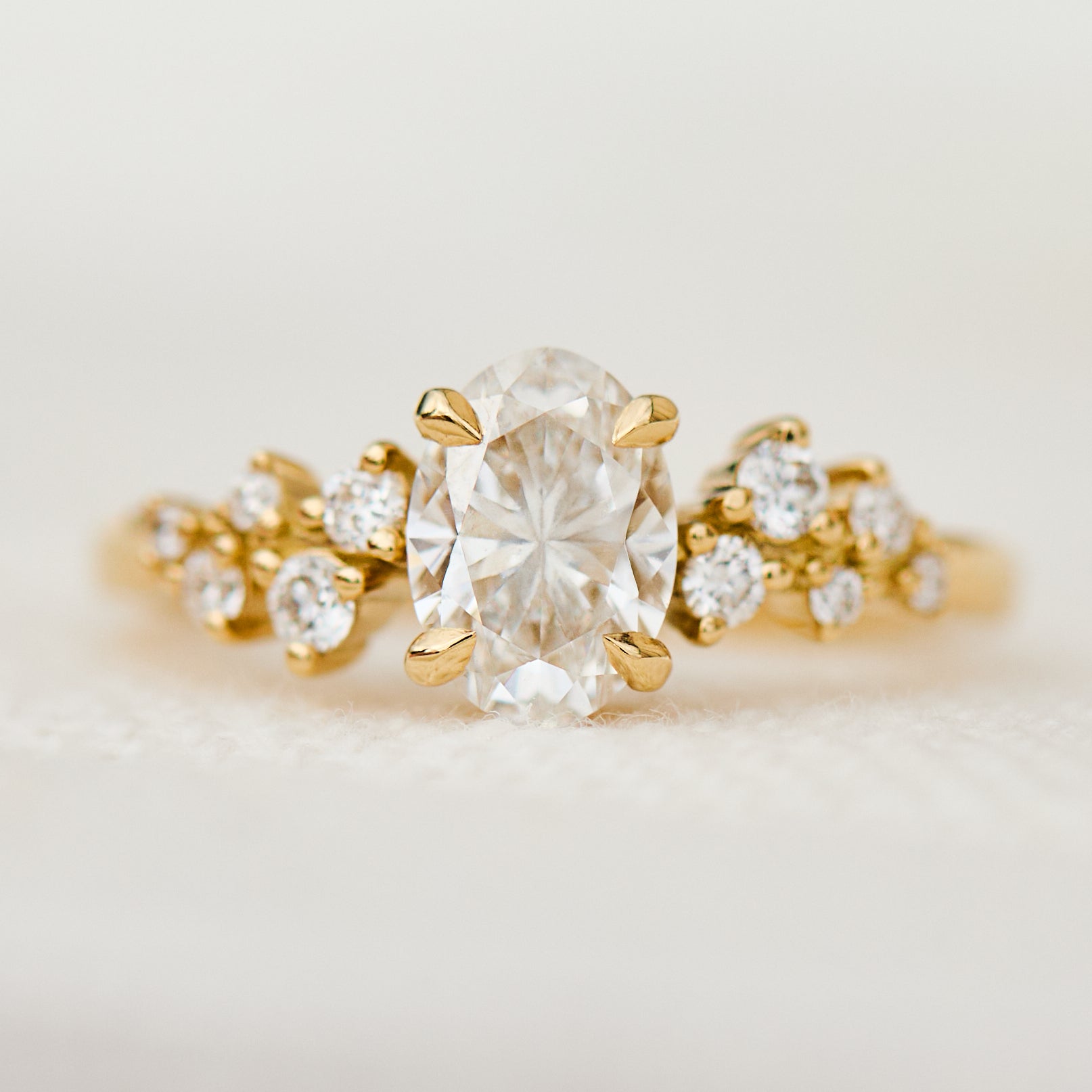 Oval Lab Grown Diamond Engagement Ring