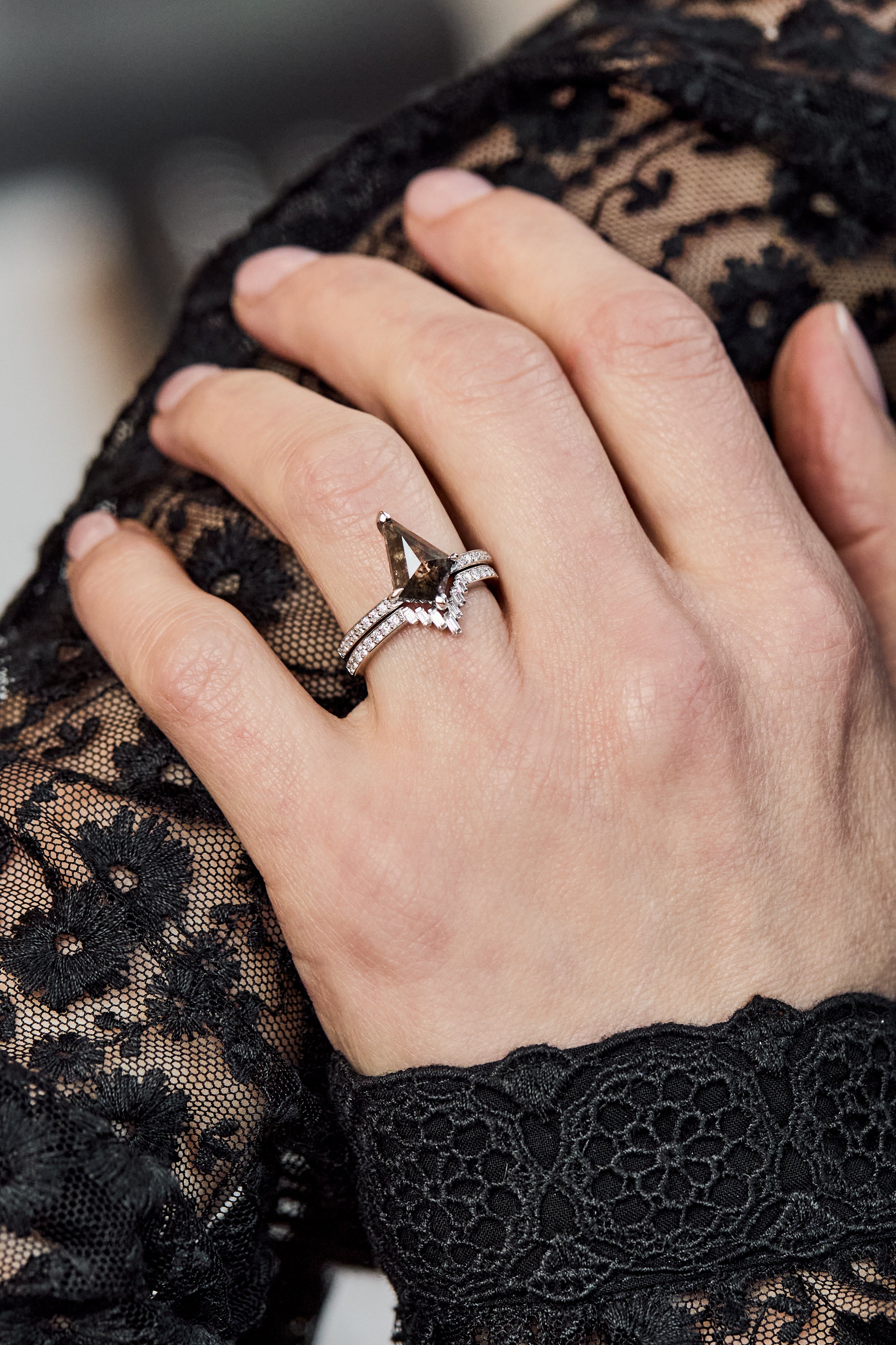 Platinum diamond wedding ring women