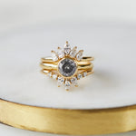 18ct yellow gold diamond wedding ring women