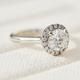 Round Brilliant Cut Lab-Grown Diamond Engagement Ring