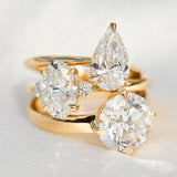 diamond rings set in yellow gold uk