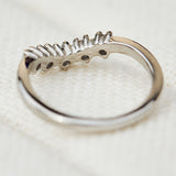 diamond gaia wedding band in platinum