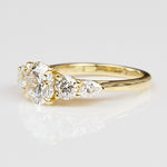 18ct Yellow Gold Round Lab Grown Diamond Engagement Ring