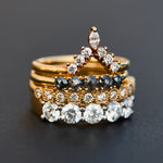 handmade ring stack